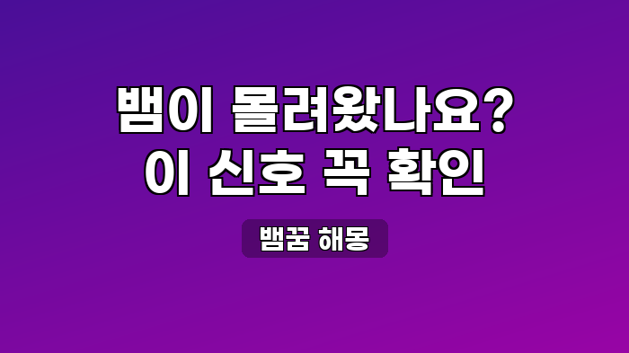 뱀꿈 해몽